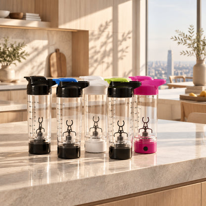 Portable Electric Tornado Mixing Water Bottle