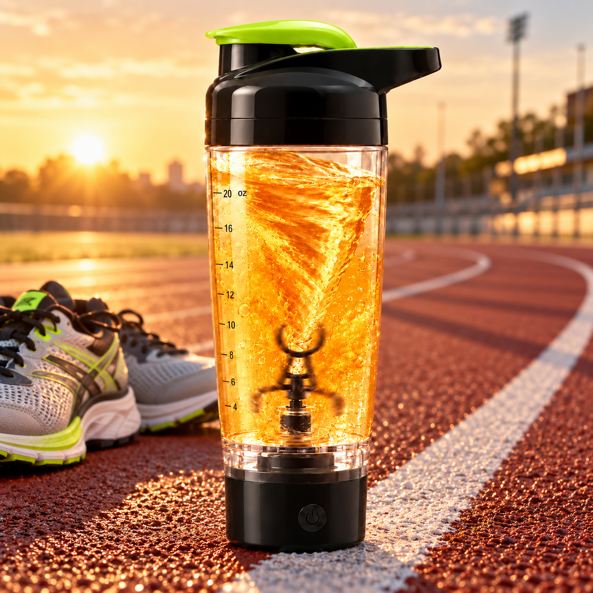 Portable Electric Tornado Mixing Water Bottle